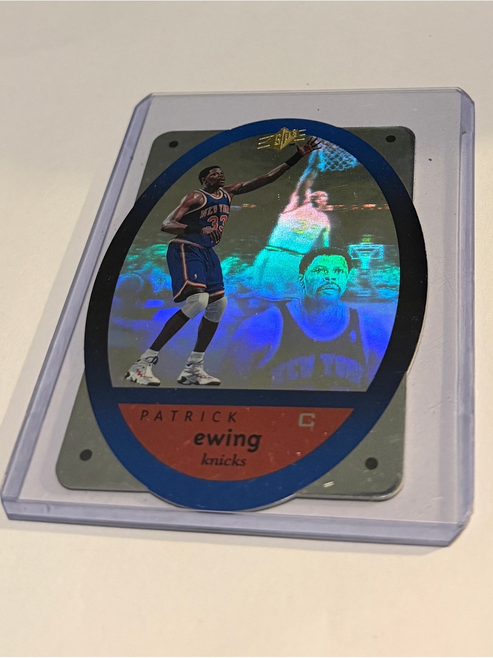 Patrick Ewing 1996 Upper Deck SPx Holographic Basketball Card # 33 Vintage